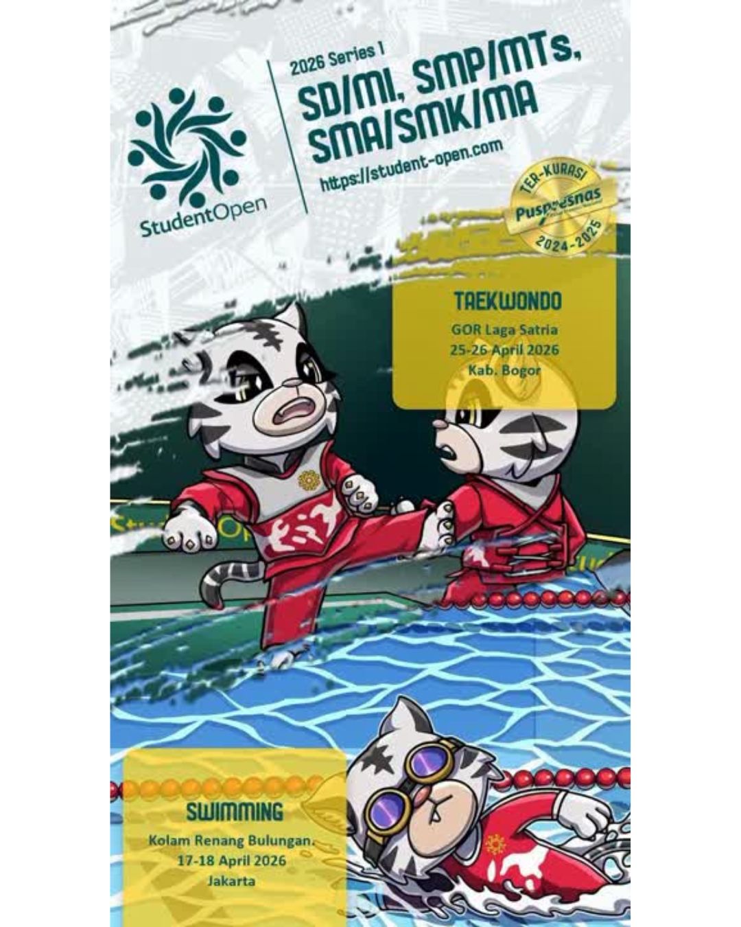 Student Open 2026 Series 1 – Cabang Renang